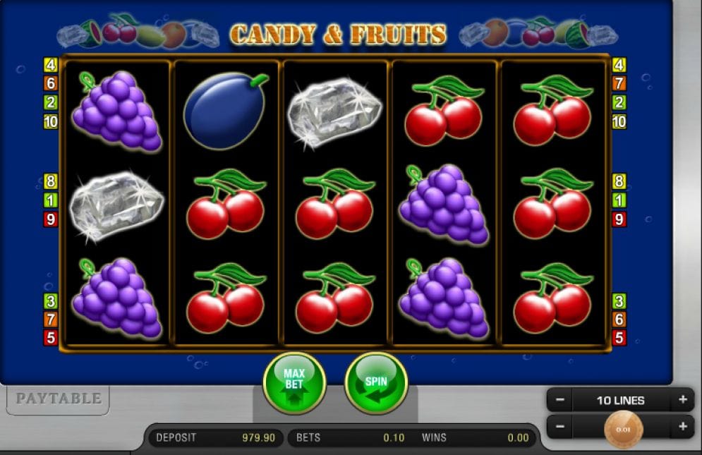 Candy and Fruits Videoslot