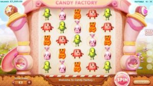 Candy Factory Slotmaschine online spielen