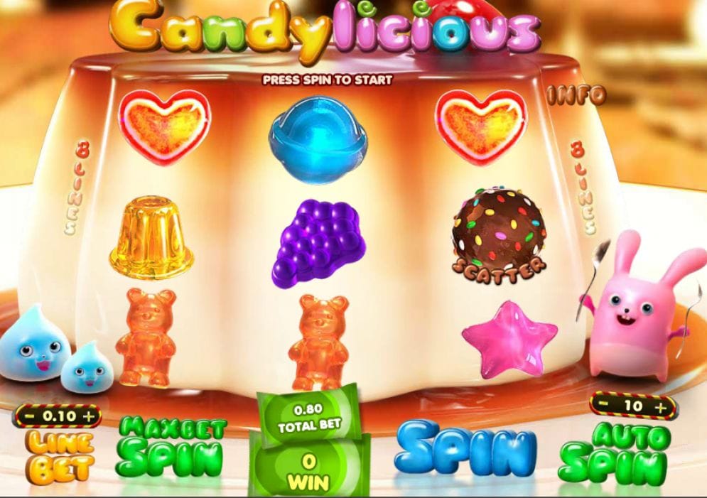 Candylicious online Casino Spiel