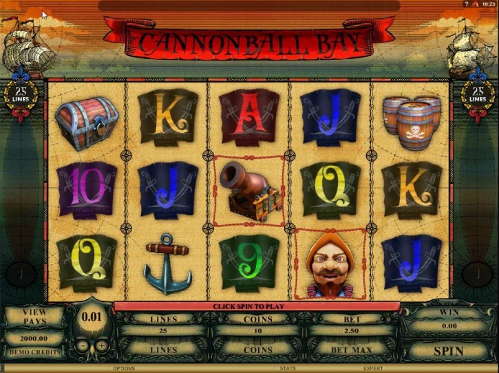 Cannonball Bay online Automatenspiel