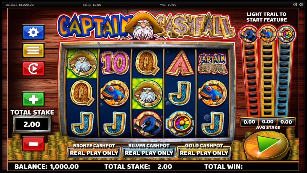 Captain Cashfall online Automatenspiel