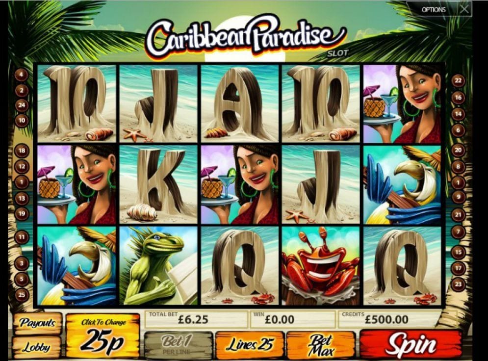 Caribbean Paradise online Video Slot