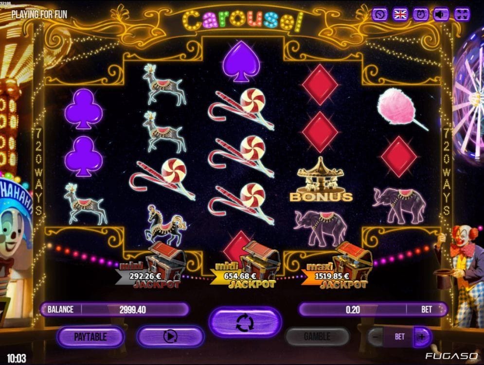 Carousel Casino Spiel
