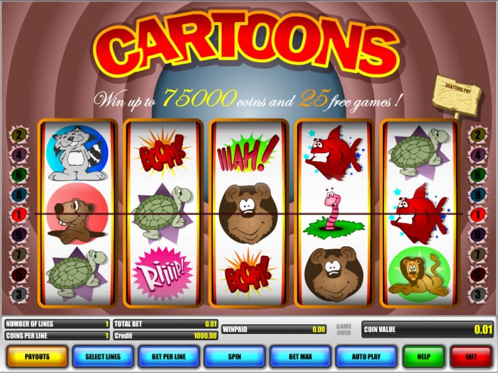 Cartoons online Casino Spiel