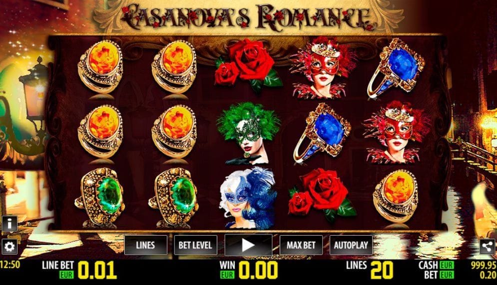 Casanova’s Romance Slotmaschine