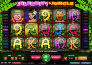 Celebrity in the Jungle Automatenspiel kostenlos spielen