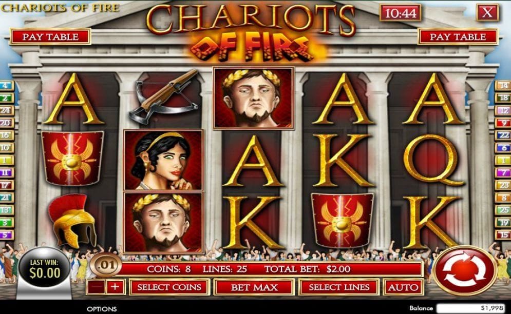 Chariots of Fire Video Slot