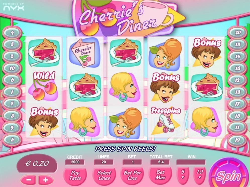 Cherries Diner online Casino Spiel