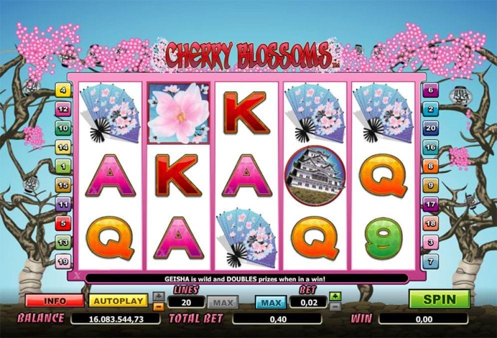 Cherry Blossoms online Automatenspiel