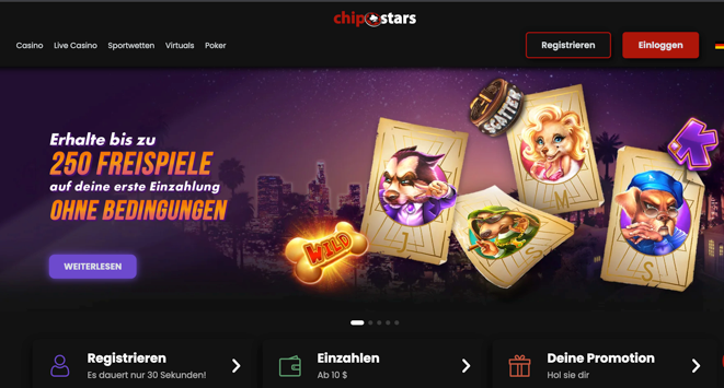 Chipstars Casino für Österreich