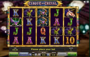 Cirque du Cheval Spielautomat kostenlos spielen