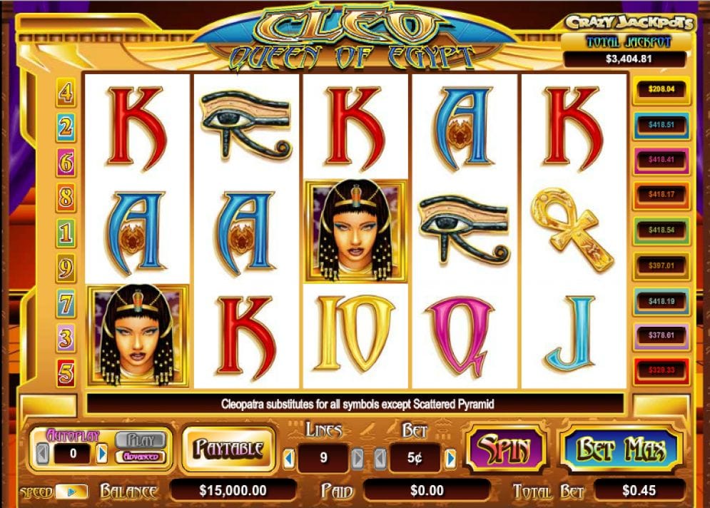 Cleo – Queen of Egypt Automatenspiel