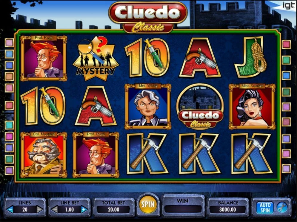 Cluedo Classic Casino Spiel