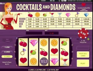 Cocktails and Diamonds Automatenspiel kostenlos