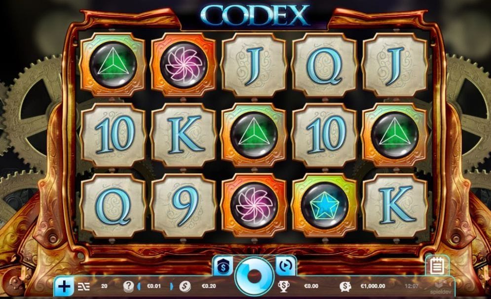 Codex online Casinospiel