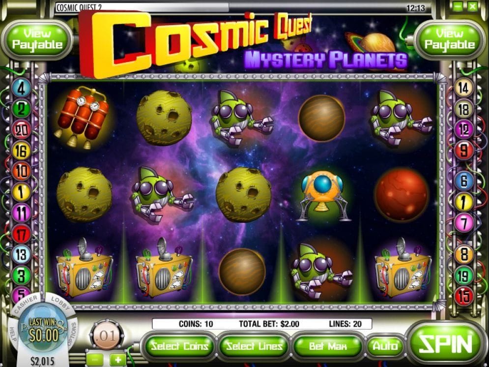 Cosmic Quest II Mystery Planets online Casino Spiel