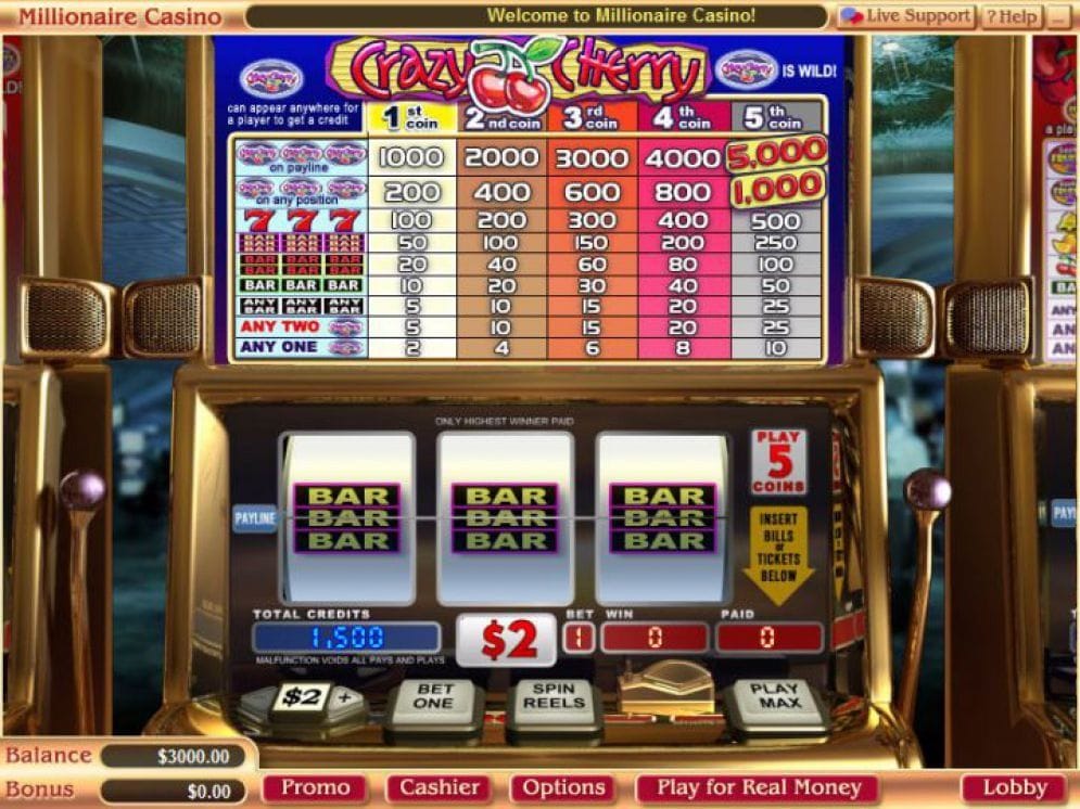 Crazy Cherry online Casino Spiel