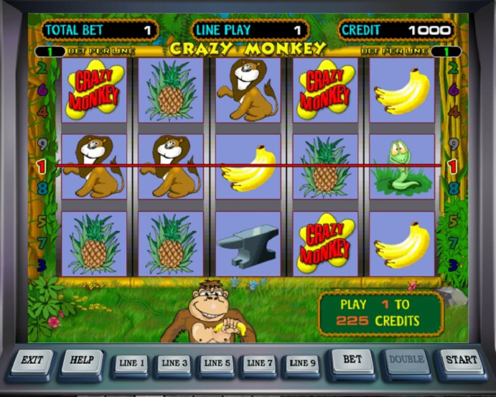 Crazy Monkey online Automatenspiel