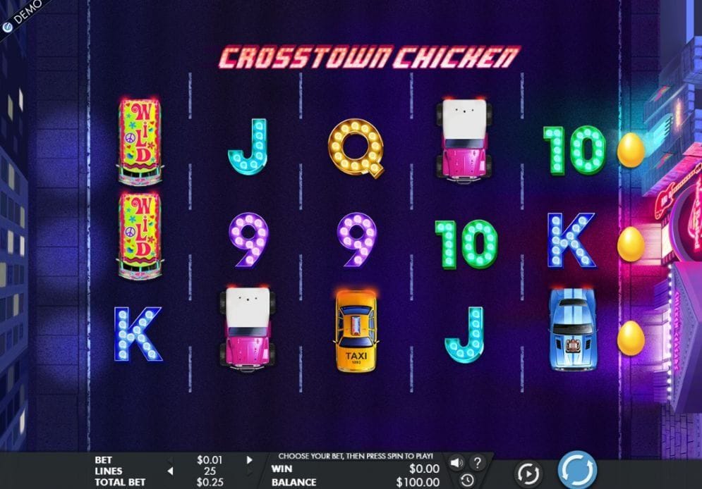 Crosstown Chicken online Spielautomat