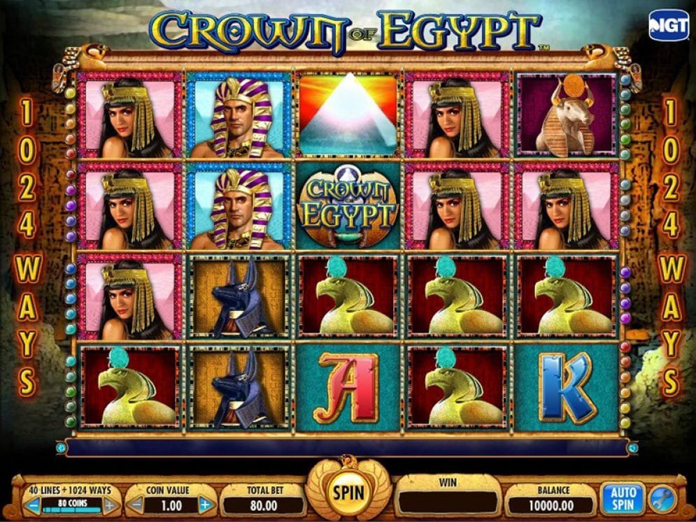 Crown of Egypt online Videoslot