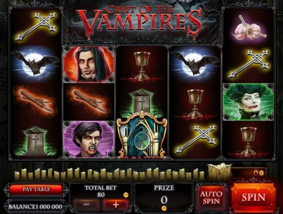 Crypt of the Vampires Casino Spiel