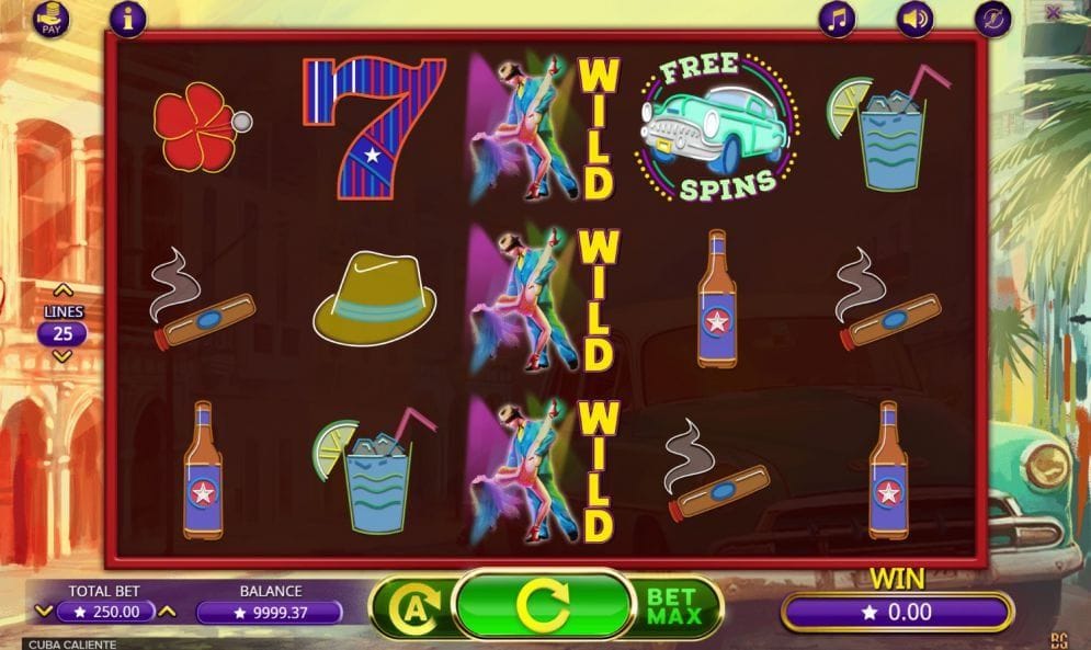 Cuba Caliente online Spielautomat
