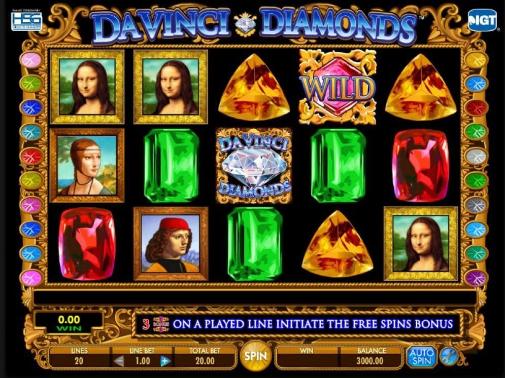 Da Vinci Diamonds Videoslot