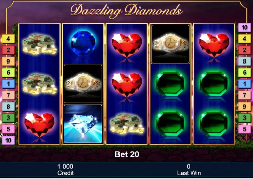 Dazzling Diamonds Casinospiel