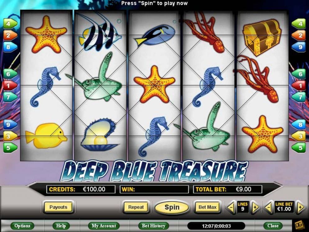 Deep Blue Treasure online Casinospiel