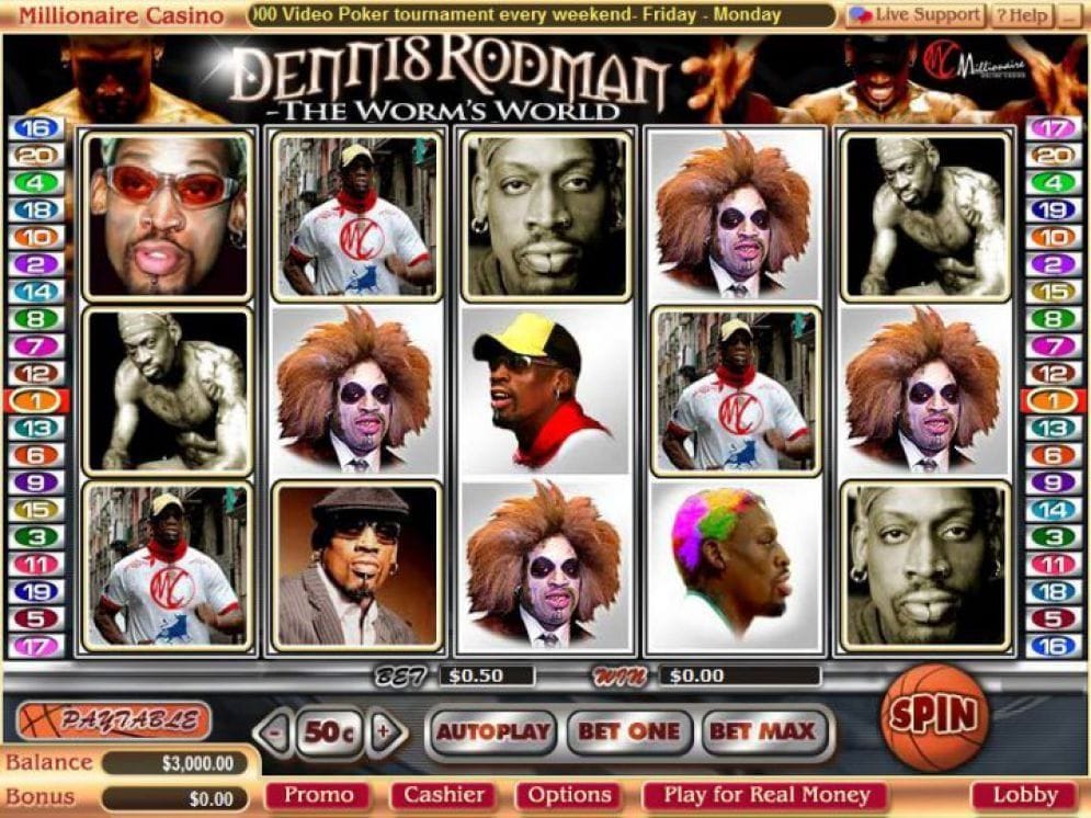 Dennis Rodman Casino Spiel