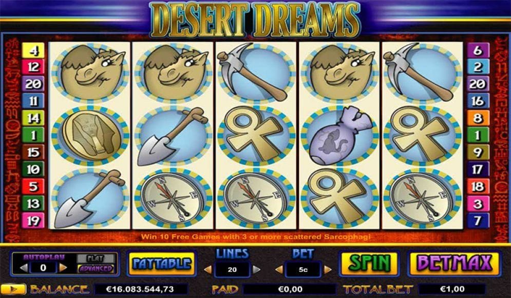 Desert Dreams Casino Spiel
