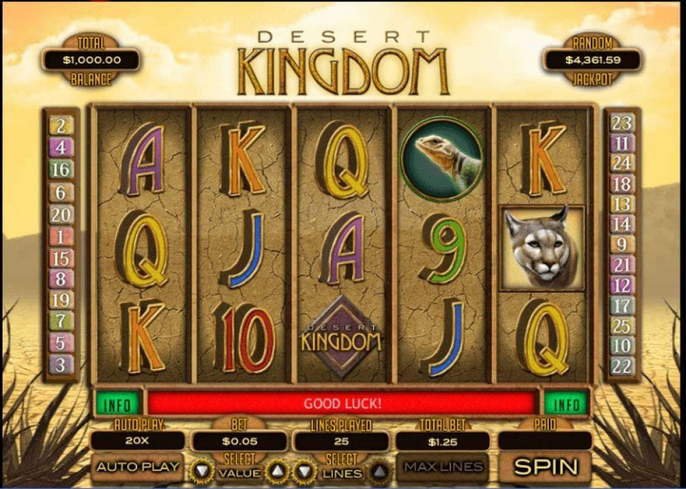 Desert Kingdom online Spielautomat
