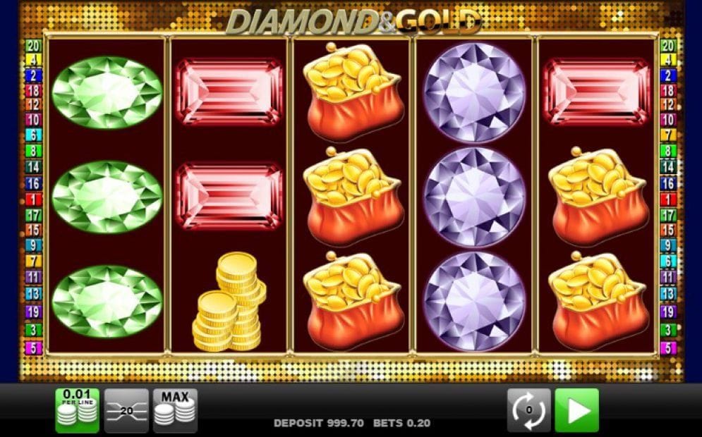 Diamond & Gold Video Slot