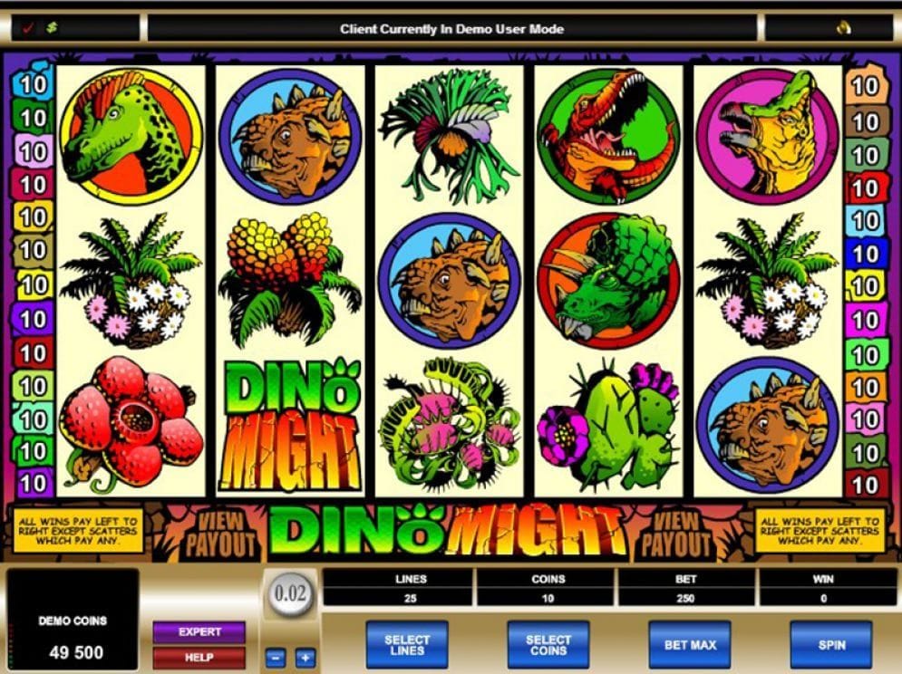 Dino Might Geldspielautomat