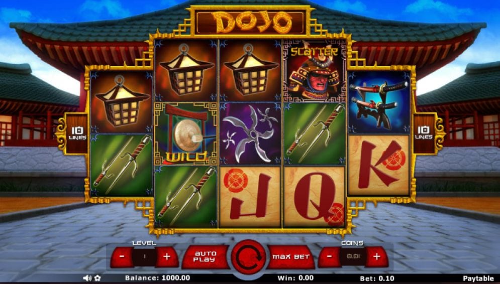 Dojo online Geldspielautomat