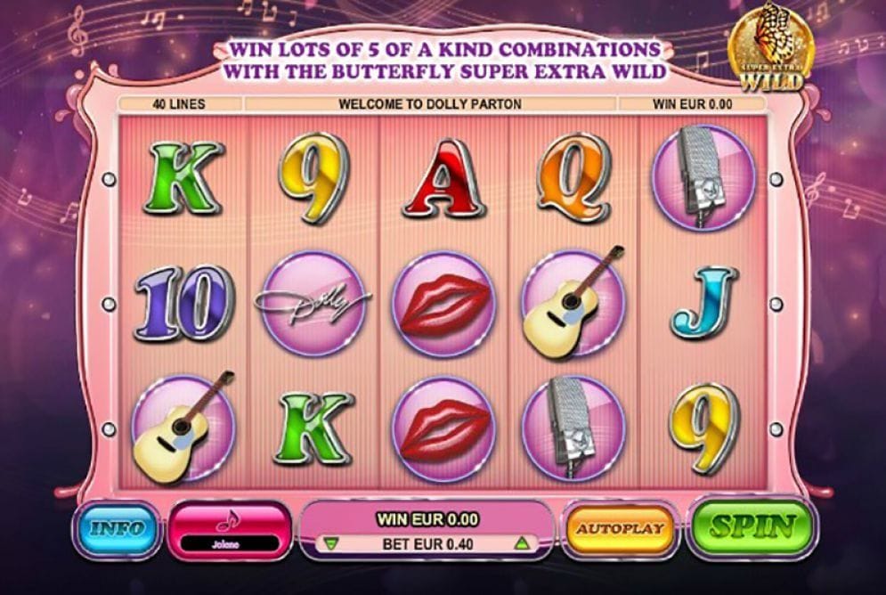 Dolly Parton online Spielautomat