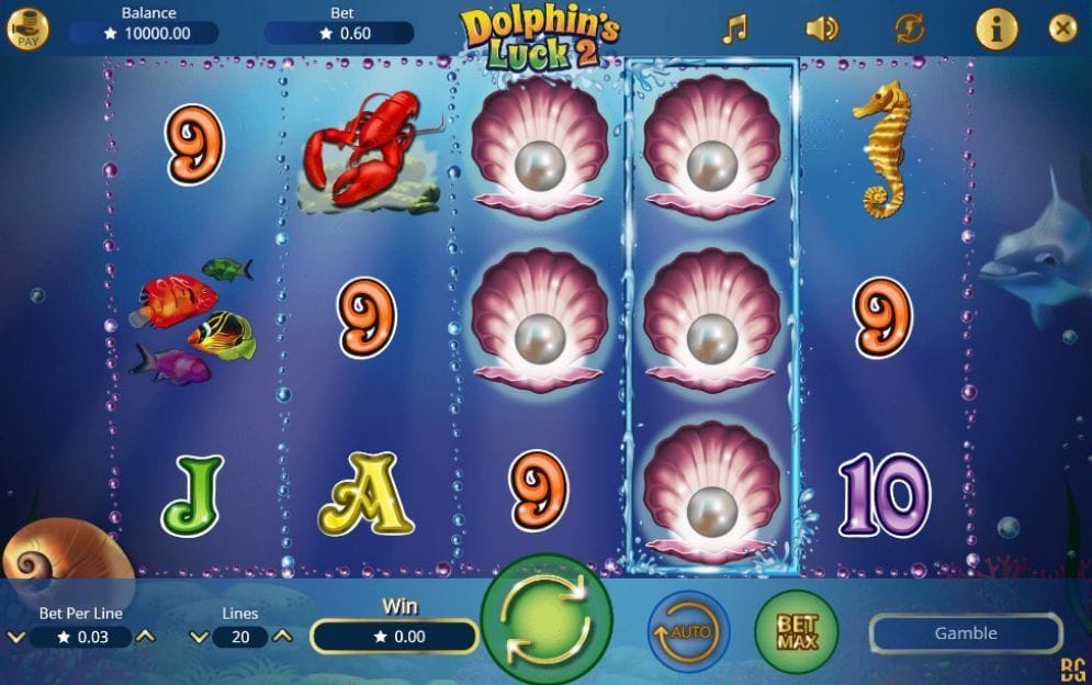 Dolphin’s Luck 2 online Geldspielautomat