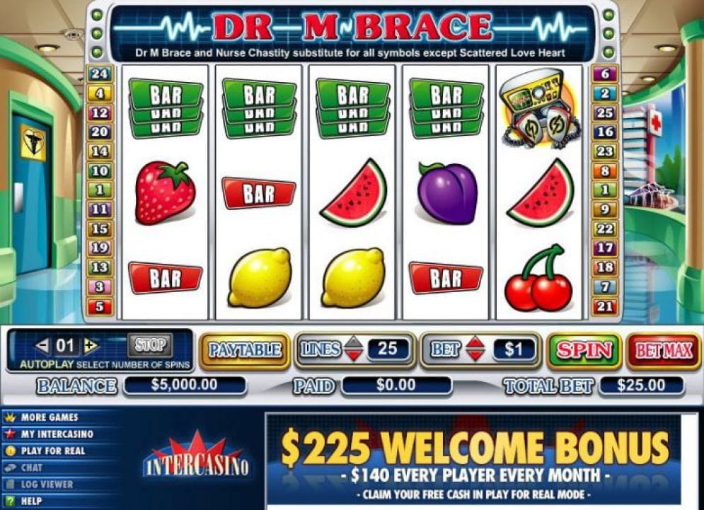 Dr M Brace Casino Spiel