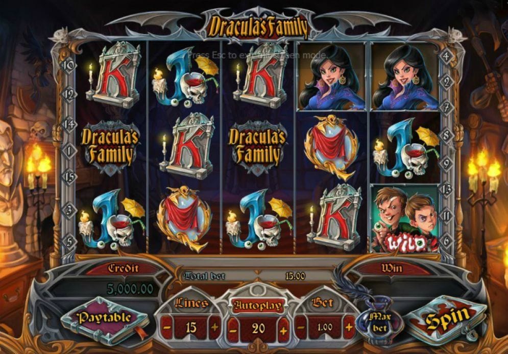 Dracula’s Family online Casinospiel