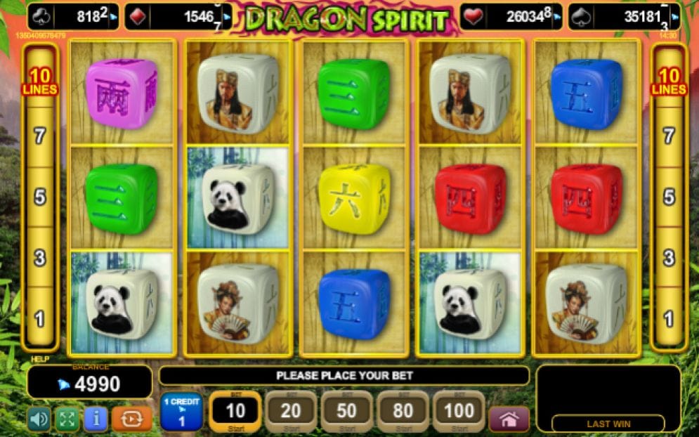 Dragon Spirit online Spielautomat