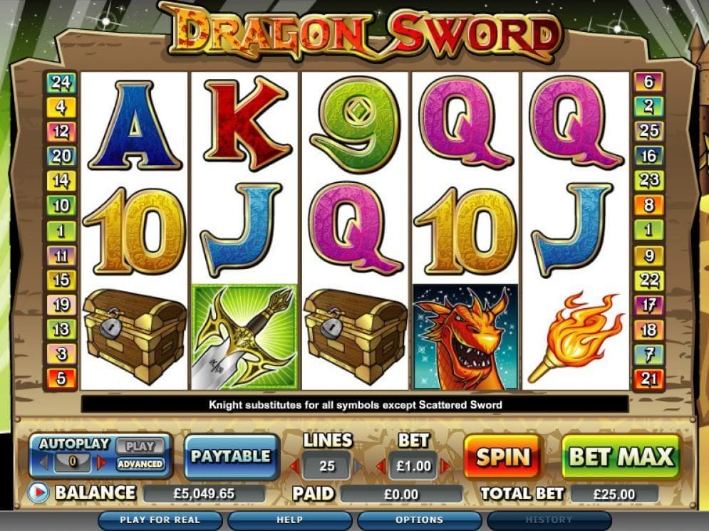 Dragon Sword Casino Spiel
