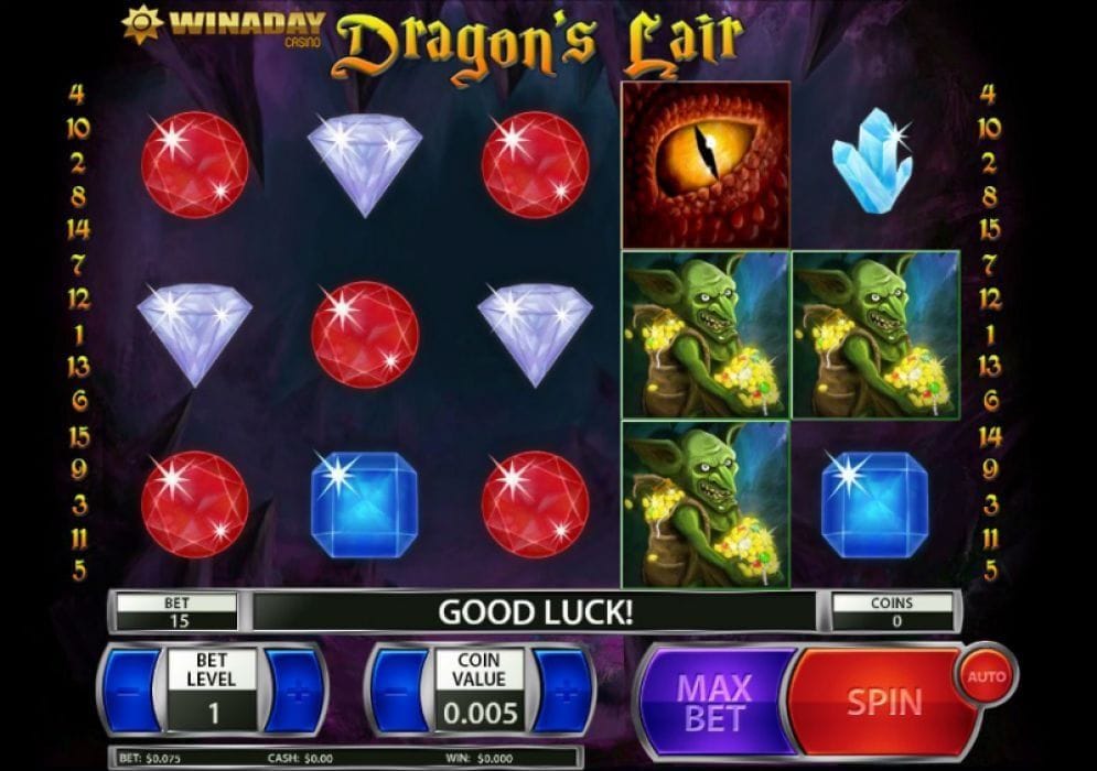 Dragon’s Lair online Casino Spiel