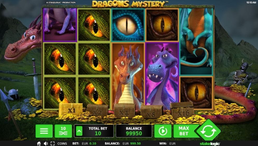 Dragons Mystery online Video Slot