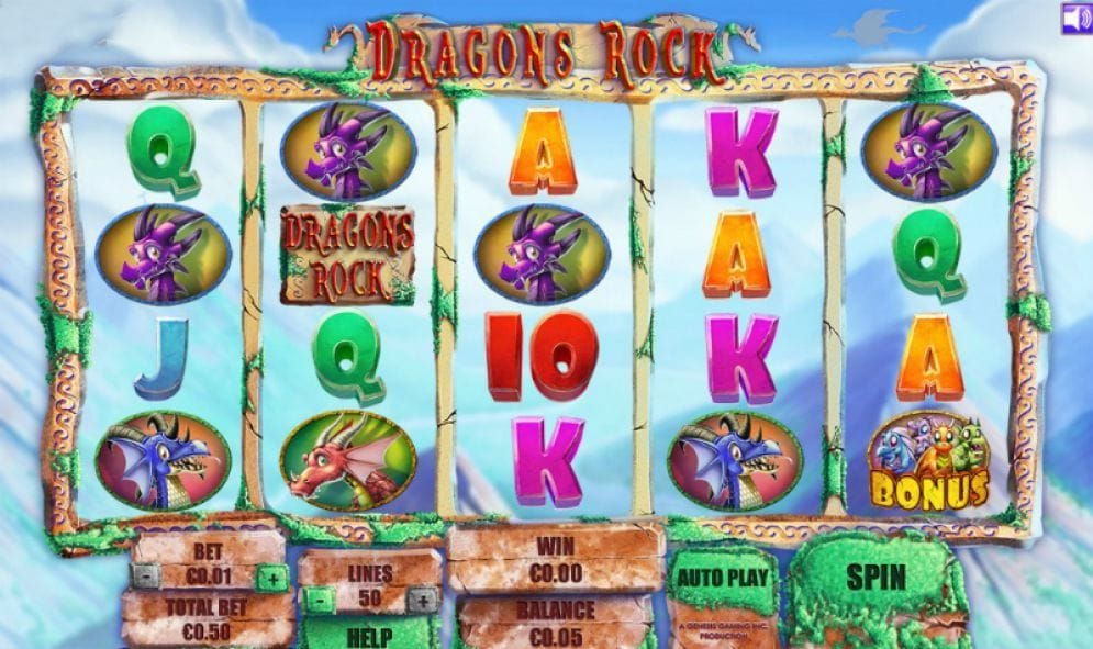 Dragons Rock online Casino Spiel