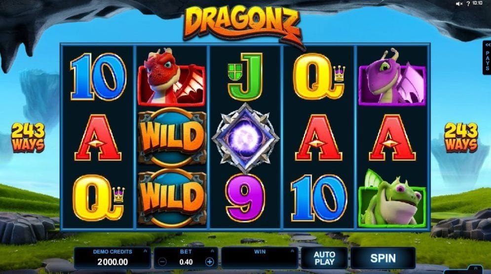 Dragonz online Geldspielautomat