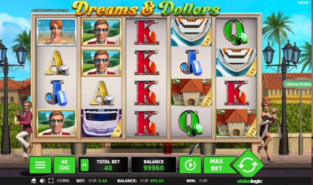Dreams & Dollars Casino Spiel