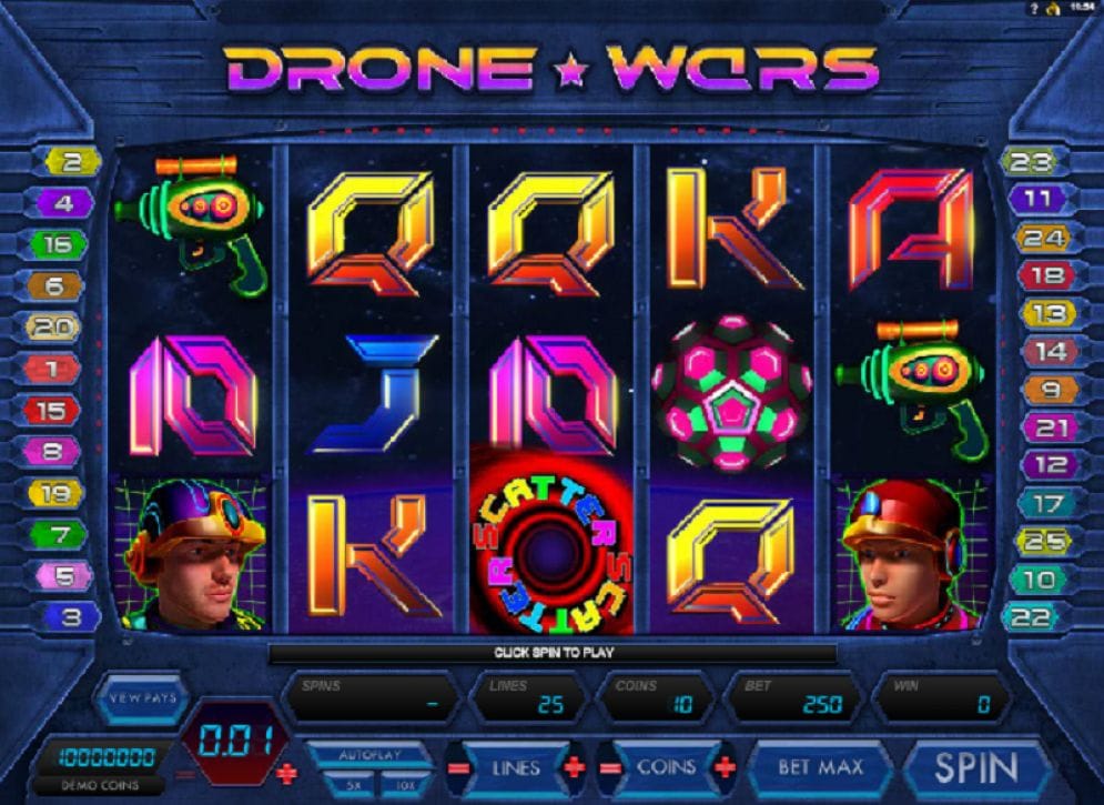 Drone Wars online Spielautomat
