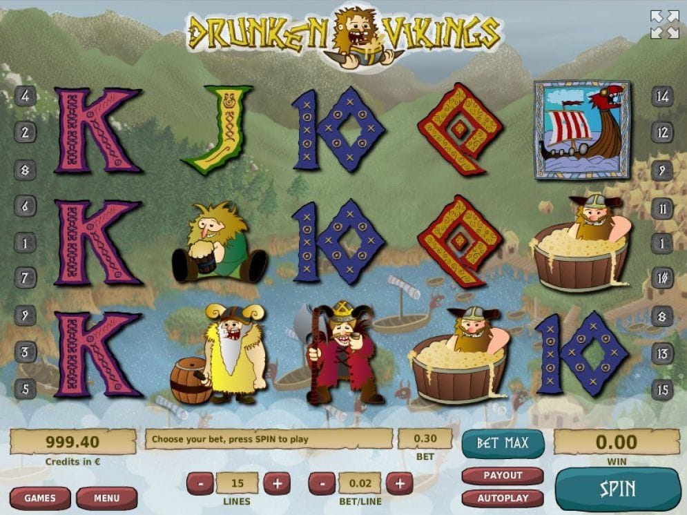 Drunken Vikings online Slotmaschine