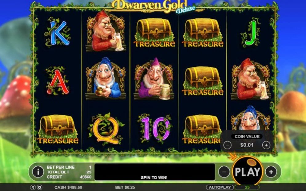 Dwarven Gold Deluxe online Casino Spiel