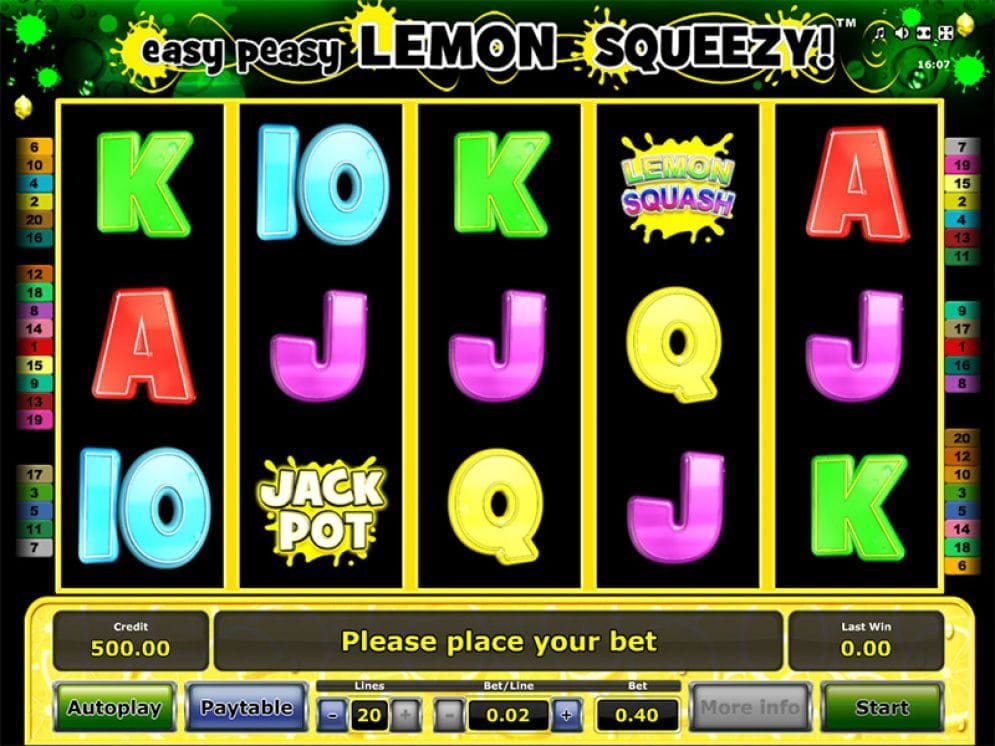 Easy Peasy Lemon Squeezy Geldspielautomat